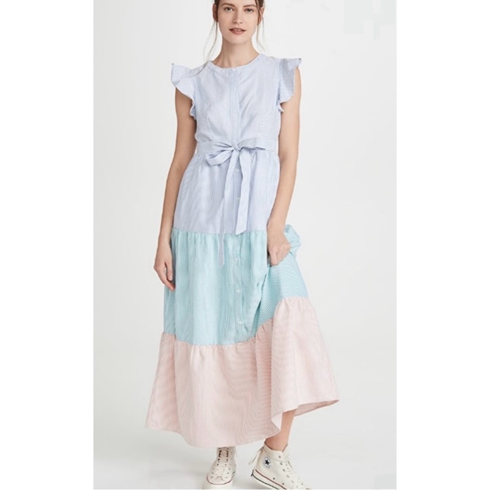 English Factory Seersucker Effie Dress